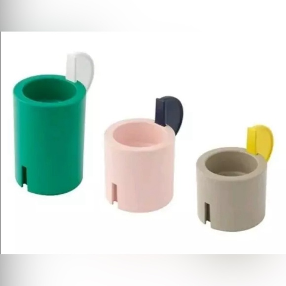 Stacking adjustable colorful candle holders - Picture 6 of 10